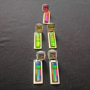 Colorful Geometric Earrings